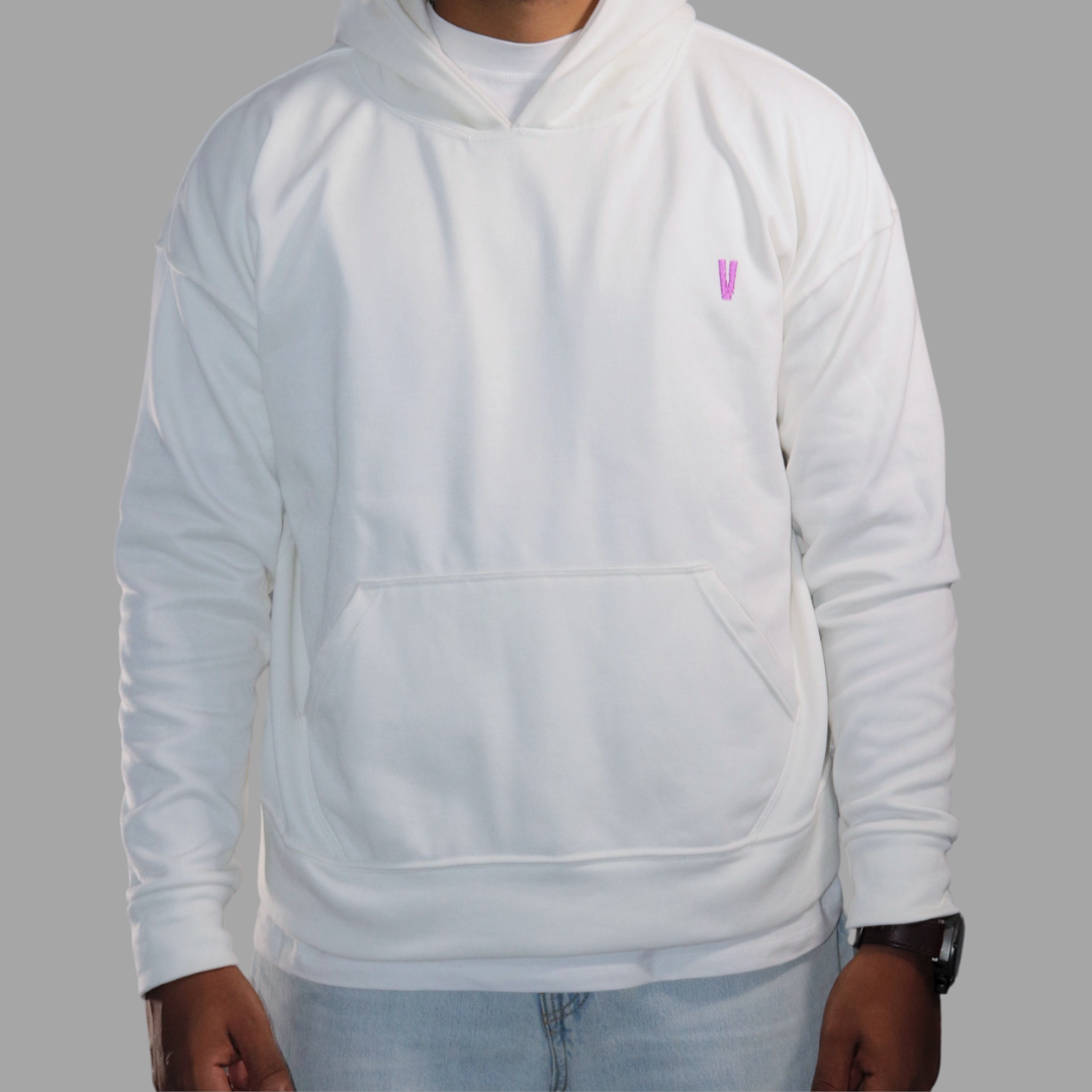 SUDADERA CON CAPUCHA SPACE | NEGRO - BLANCO